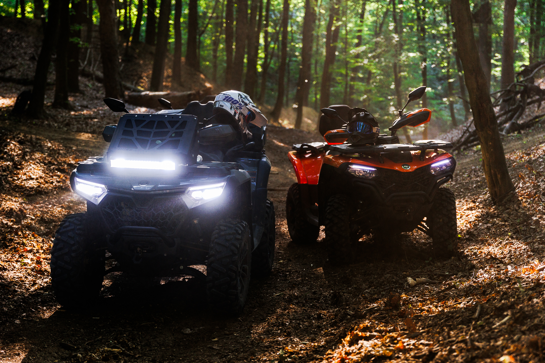Quad podczas jazdy terenowej
